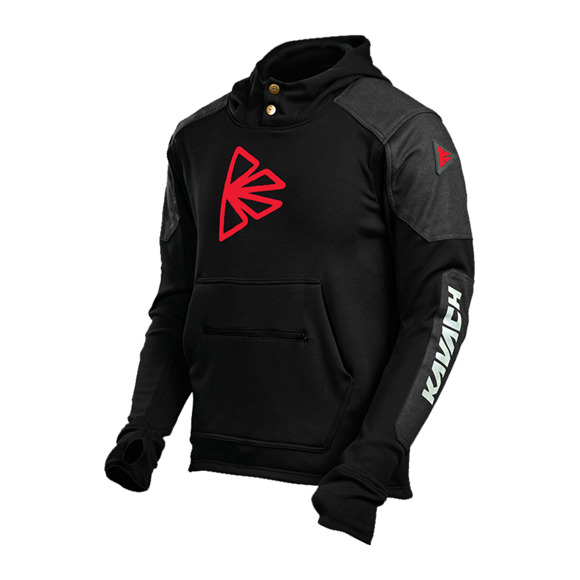 Kavach Protective Riding Hoodie with Armor Ready Pockets – Heavy Canvas reinforcement